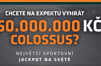 Ve sportovních sázkách Colossus se hraje o jackpot 250.000.000 Kč