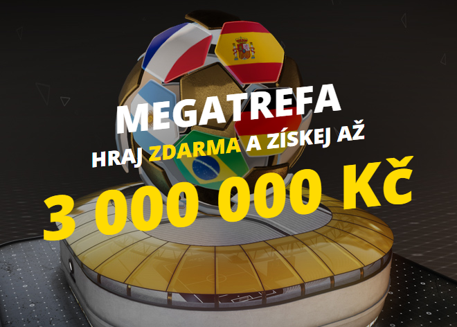 Speciální Fortuna Megatrefa pro MS 2018 slibuje výhru 3 000 000,- Kč!