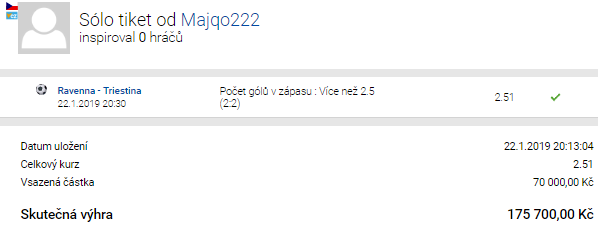 Rozbor tiketu s výhrou 175 tisíc: Sázet lze i na Serii C, ale chce to informace