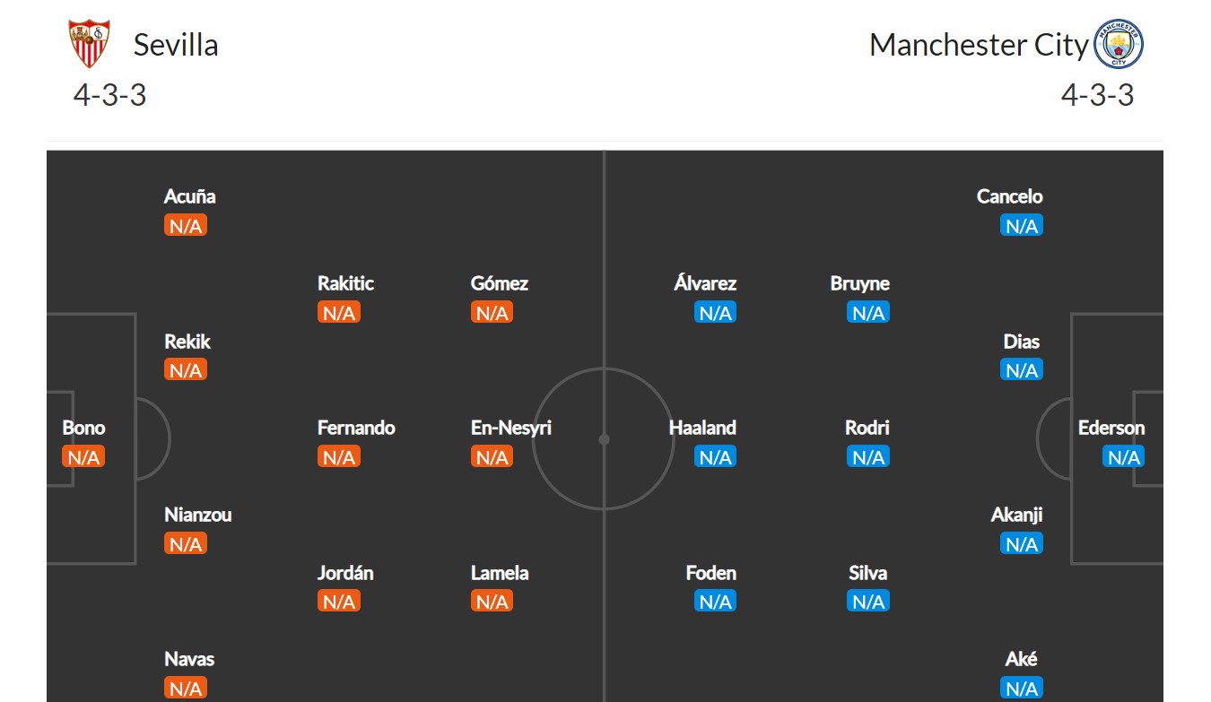 Sevilla - Manchester City